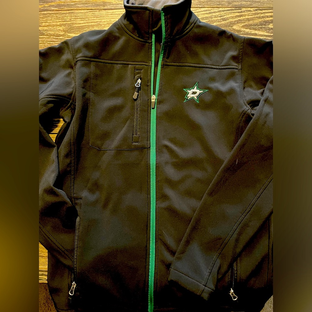Officially Licensed NHL Dallas Stars Hockey Fleece Jacket 💚